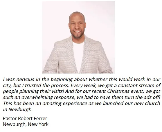 Testimonial from Pastor Robert Ferrer, Newburgh, New York